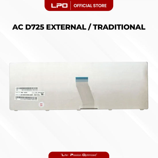 Laptop Keyboard ACER D725 External Type / Traditional Black US Compatible with Acer Emachines D252, D725