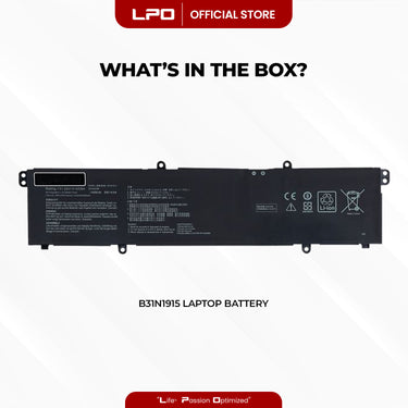Laptop Battery B31N1915 Compatible with Asus ExpertBook BR1100FKA Series; for Asus ExpertBook B1400CEPE Series: B1500CEPE-BQ0900R B1400CEPE-EK5810T
