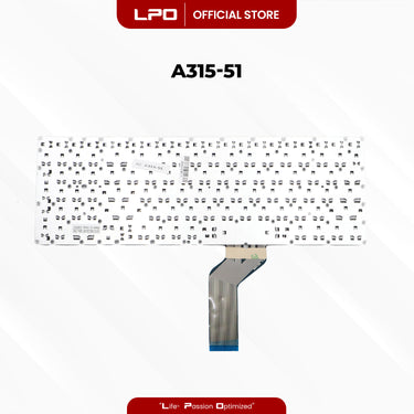 Laptop Keyboard ACER A315-21	 Internal Type / Panel Black US Compatible with Acer Aspire 3 A315-21