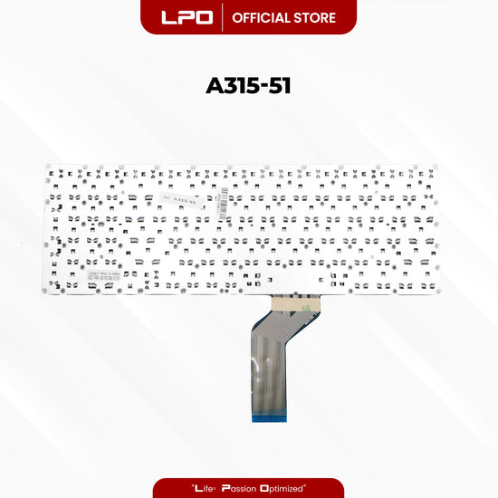 Laptop Keyboard ACER A315-21	 Internal Type / Panel Black US Compatible with Acer Aspire 3 A315-21
