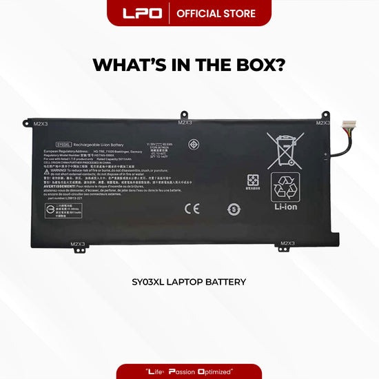 Laptop Battery SY03XL Compatible with HP Chromebook x360 14 G1 14-DA0011DX 14-DA0021NR Series Notebook