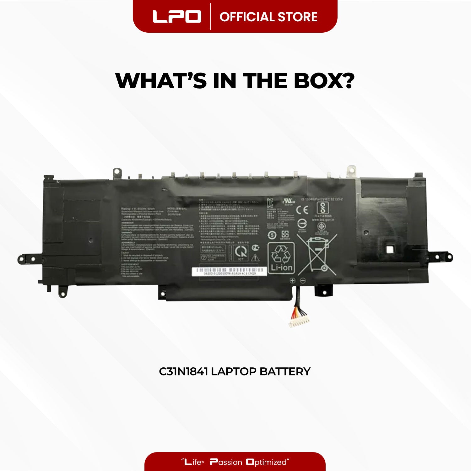 Laptop Battery C31N1841 Compatible with ASUS ZenBook 13 UX334FA UX334FL UX333FAC