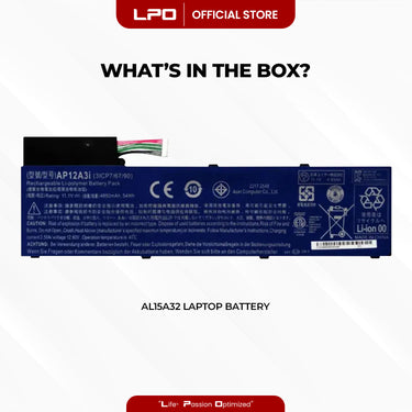Laptop Battery AP12A3i Compatible with Acer Timeline Ultra M5 Series, Aspire Timeline U M3-581TG-72634G25 - LPO Laptop PC-Outlet