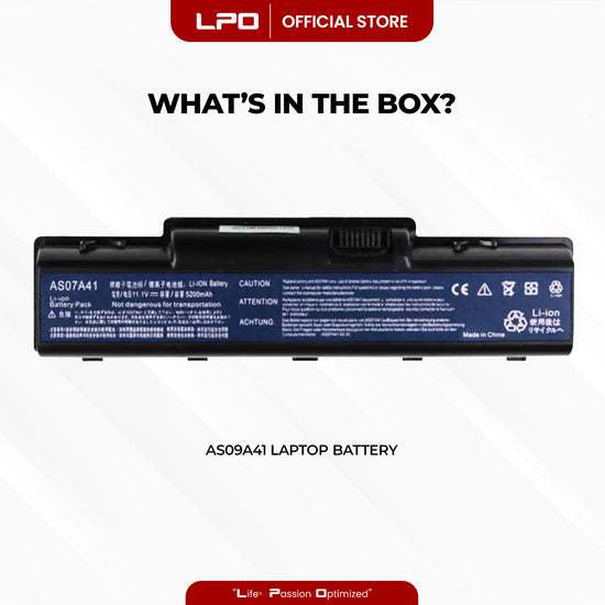 Laptop Battery AS09A41  Compatible with Acer Aspire 4732Z, 5332, 5334, 5516, 5517 - LPO Laptop PC-Outlet