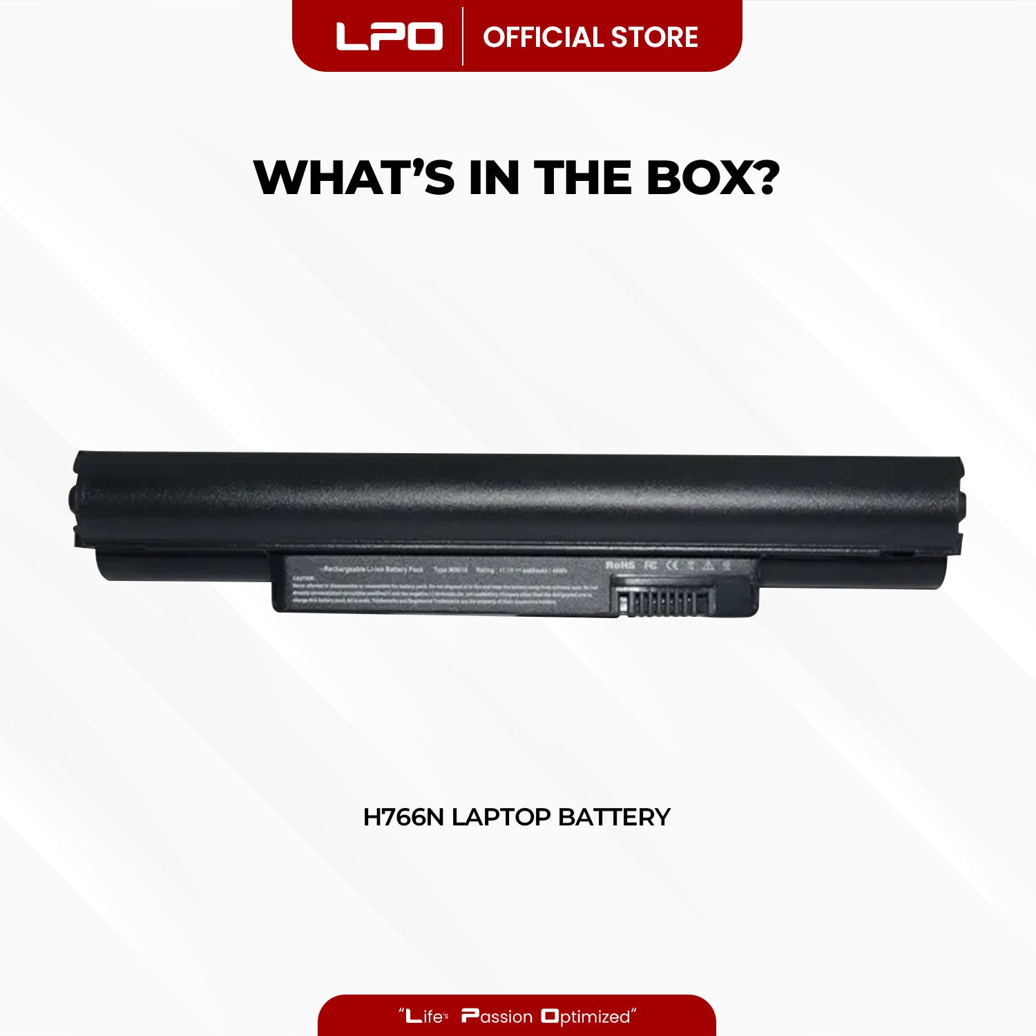 Laptop Battery H766N Compatible with Dell Inspiron Mini 10, 10v, 11z, 1010, 1010n, 1010v, 1011
