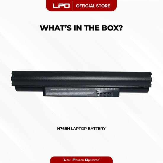 Laptop Battery H766N Compatible with Dell Inspiron Mini 10, 10v, 11z, 1010, 1010n, 1010v, 1011