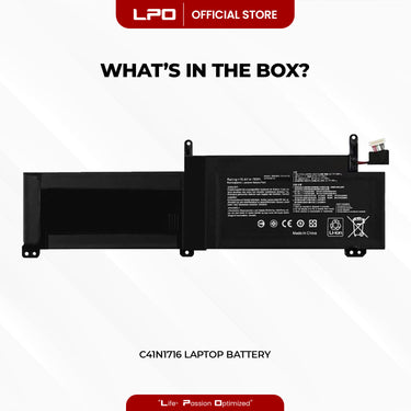 Laptop Battery C41N1716 Compatible with Asus GL703GM, Asus ROG Strix GL703GM, Asus ROG Strix GL703GM Scar Edition