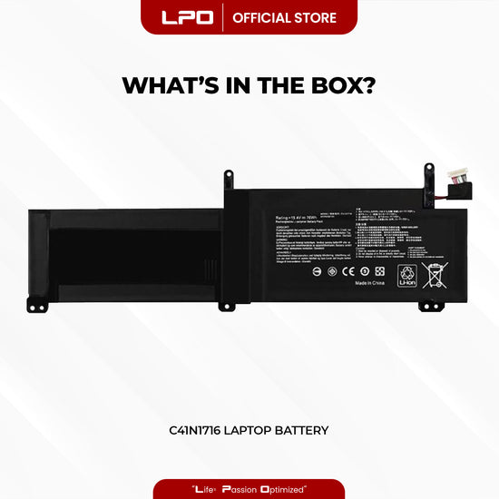 Laptop Battery C41N1716 Compatible with Asus GL703GM, Asus ROG Strix GL703GM, Asus ROG Strix GL703GM Scar Edition