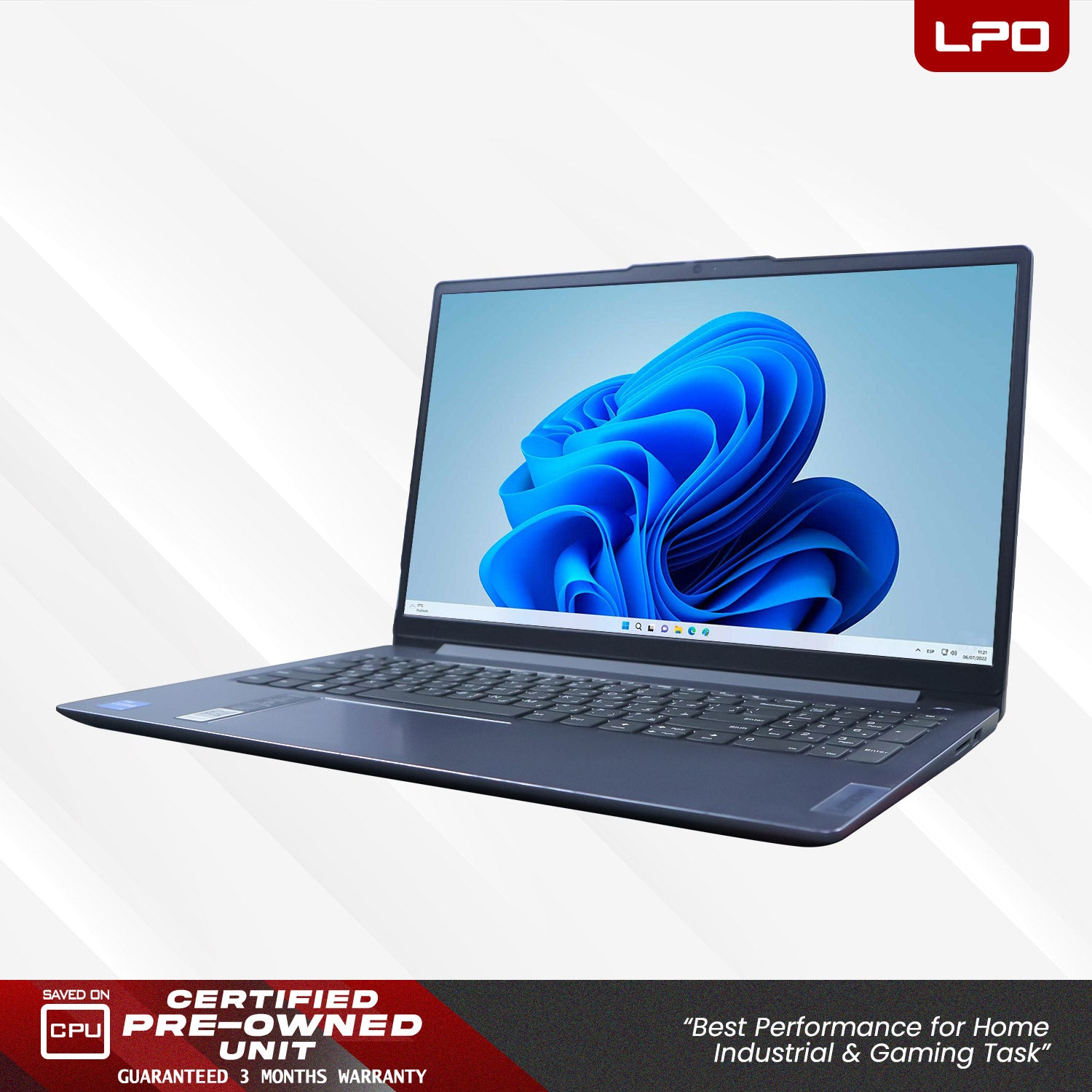 LPO Laptop Lenovo Ideapad Slim 3 15IRU8 Intel Core i3-1305V, 1600MHz 8GB DDR5 256GB SSD NVME Win 11 Pro 15.6