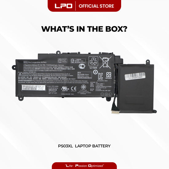 Laptop Battery PS03XL Compatible with HP Pavilion X360, X360 310, X360 310 G1, Stream 11 X360 Series - LPO Laptop PC-Outlet