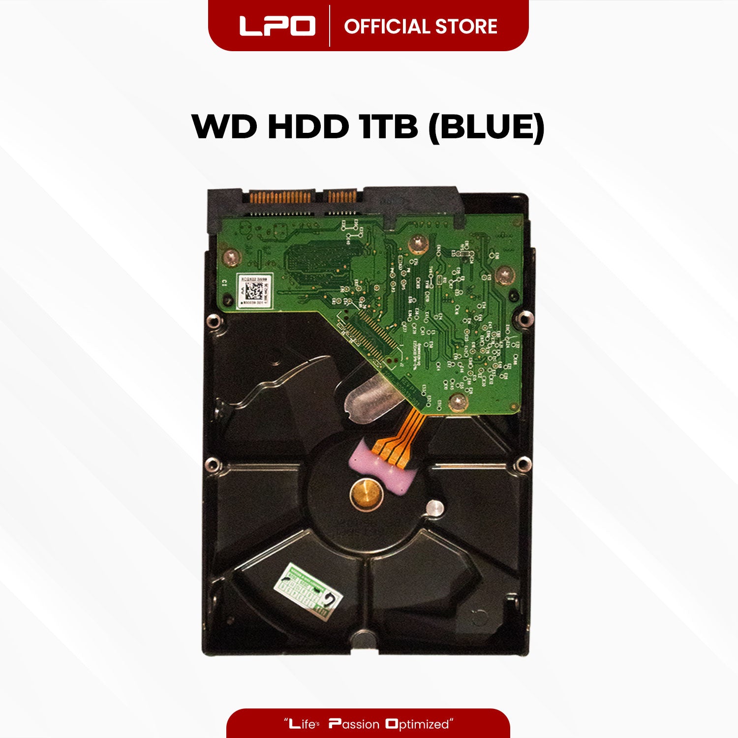 Western Digital (blue) HDD 1TB WD10EZEX Hard Disk General Purpose Drive