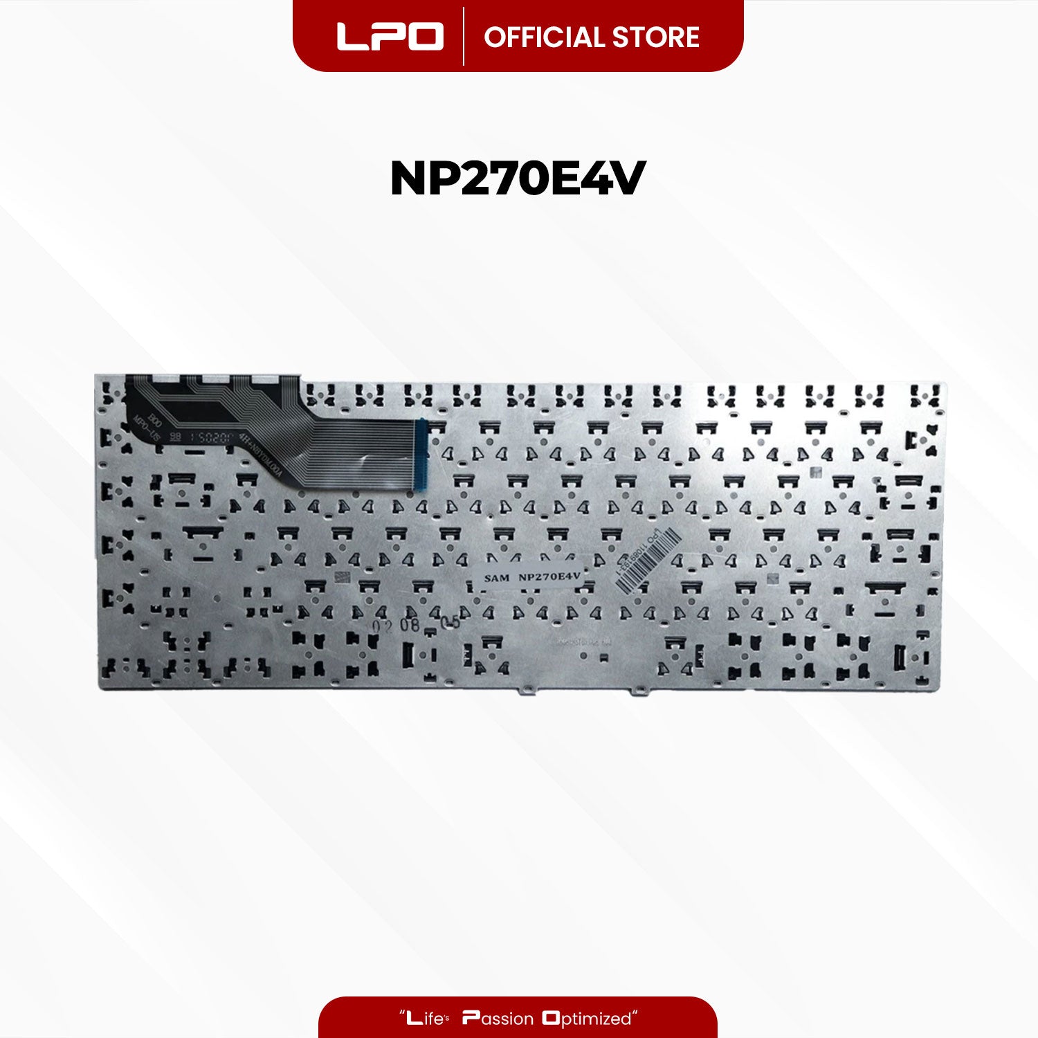 Laptop Keyboard SAMSUNG NP270E4V Internal / Panel Black US Compatible with Samsung NP270