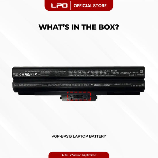 Laptop Battery VGP-BPS13 Compatible with Sony Vaio VGN-AW VGN-CS VGN-FW VGP-BPS13B/Q