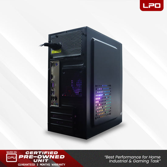 Gaming Unit AMD Ryzen 5 5600G @3.9Ghz Biostar A520MHP AM4 Socket Team Group 8GB DDR4 120GB SSD YGT Top One 750W YGT Mars 6 Generic Casing (Game Ready)