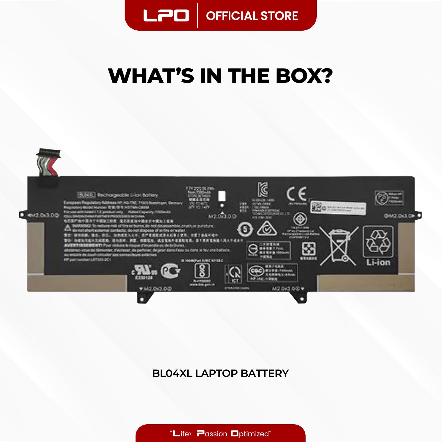 Laptop Battery BL04XL Compatible with HP EliteBook X360 1040 G5 G6 Series Notebook