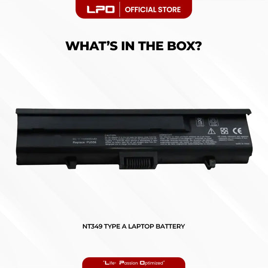 Laptop Battery NT349 Type A Compatible with Dell XPS M1330, PU563, WR050