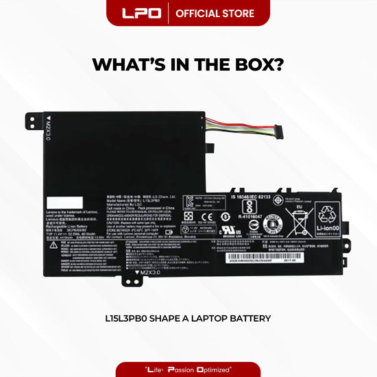 Laptop Battery L15L3PB0 Shape A Compatible with Lenovo IdeaPad 330S-14AST 330S-14IKB 330S-15ARR 330S-15AST 330S-15IKB Series