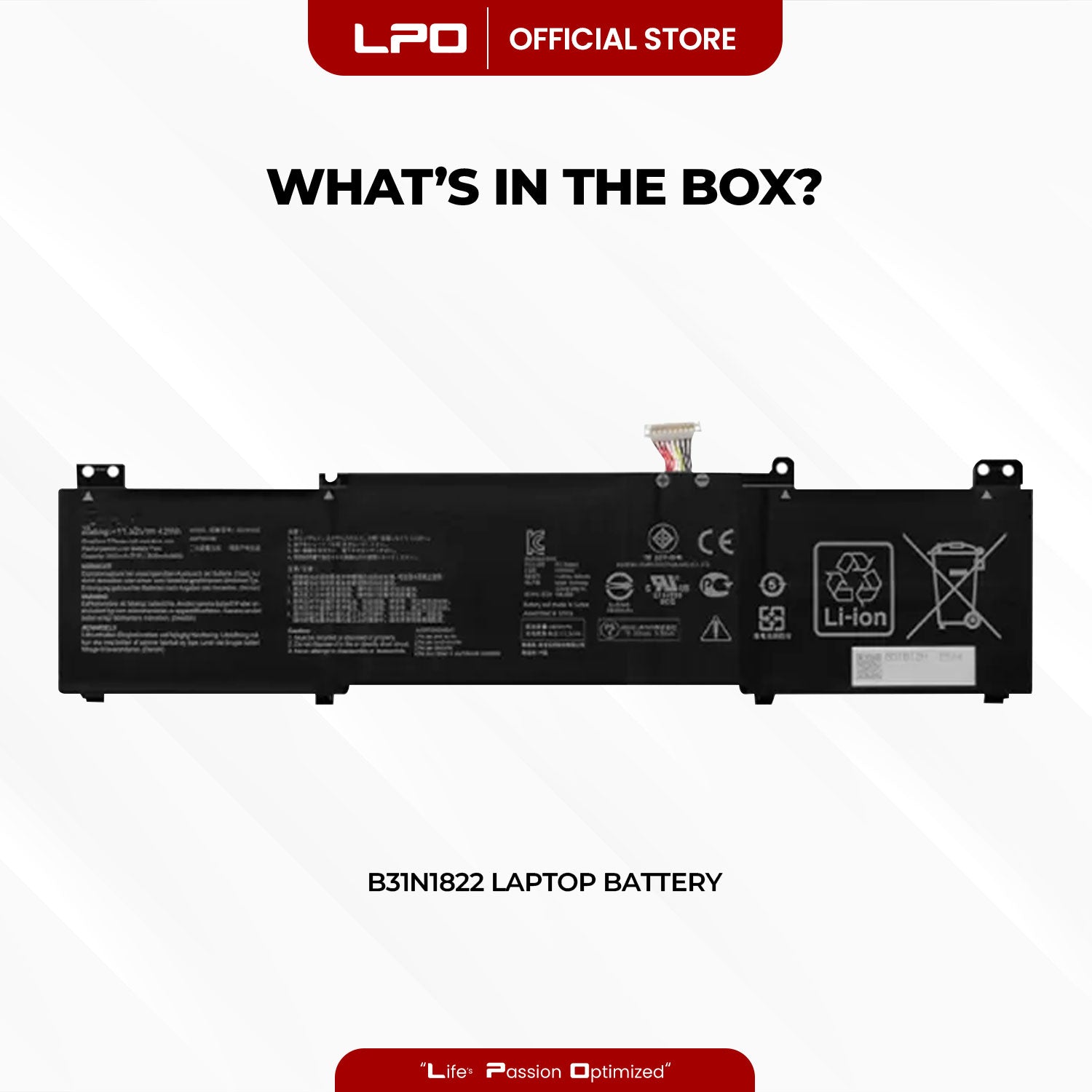 Laptop Battery B31N1822 Asus ZenBook Flip 14 UM462DA, UX462DA-2g, UM462DA-ai023t