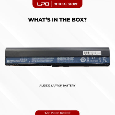 Laptop Battery AL12B32 Acer Aspire One 756 725 V5-171 TravelMate B113 B113M B113-M - LPO Laptop PC-Outlet