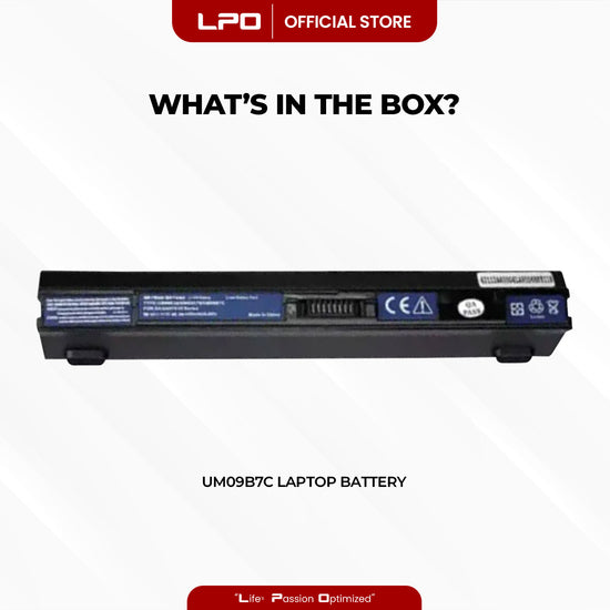 Laptop Battery UM09B7C Compatible with Acer Aspire One AO751h-52Br Aspire One AO751h-1611