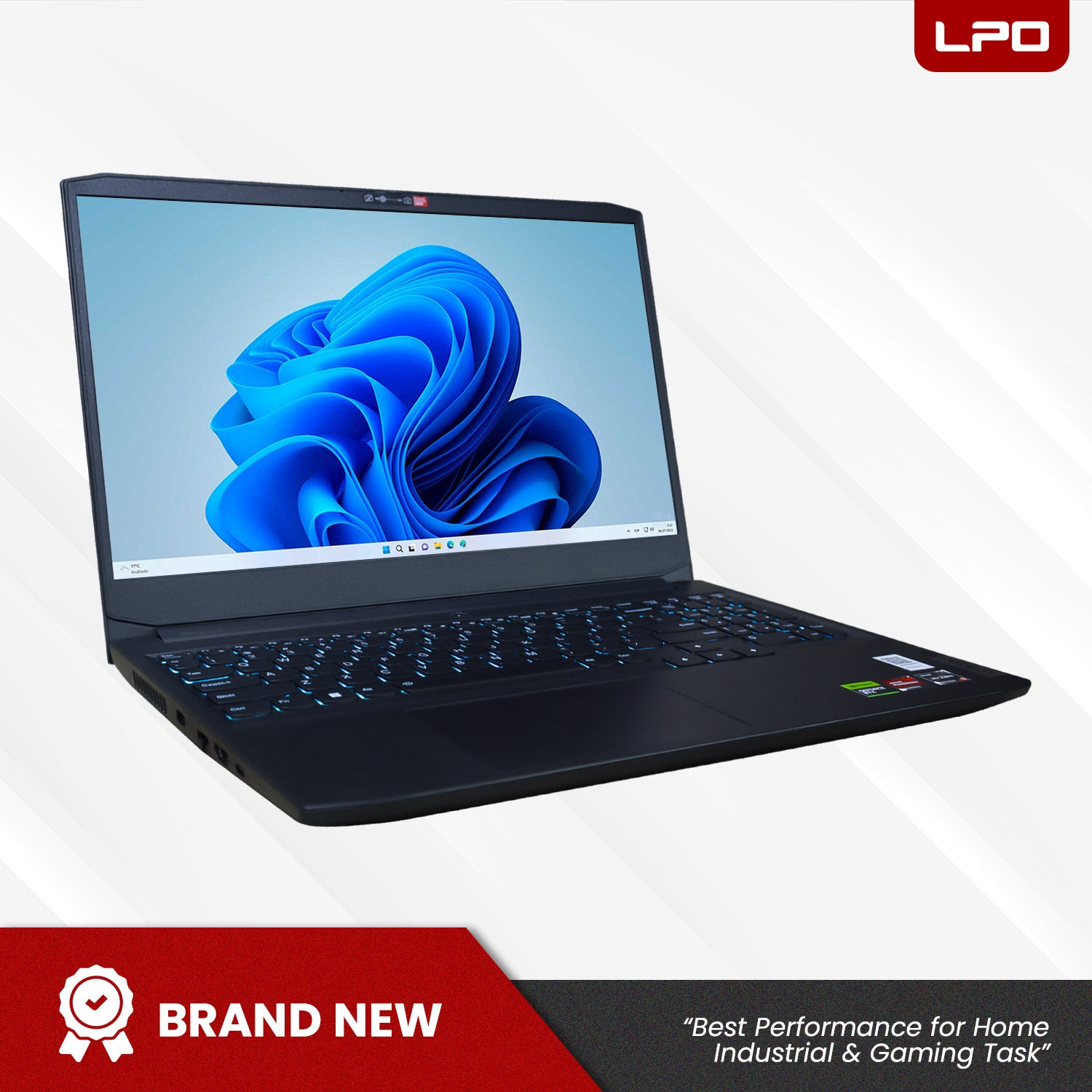 Laptop Lenovo Ideapad Gaming 3 15ACH6 AMD Ryzen 5 5500H 3.30Ghz 8GB DDR4 512GB NVME PCIE SSD AMD Radeon NVIDIA GeForce RTX 2050 15.6