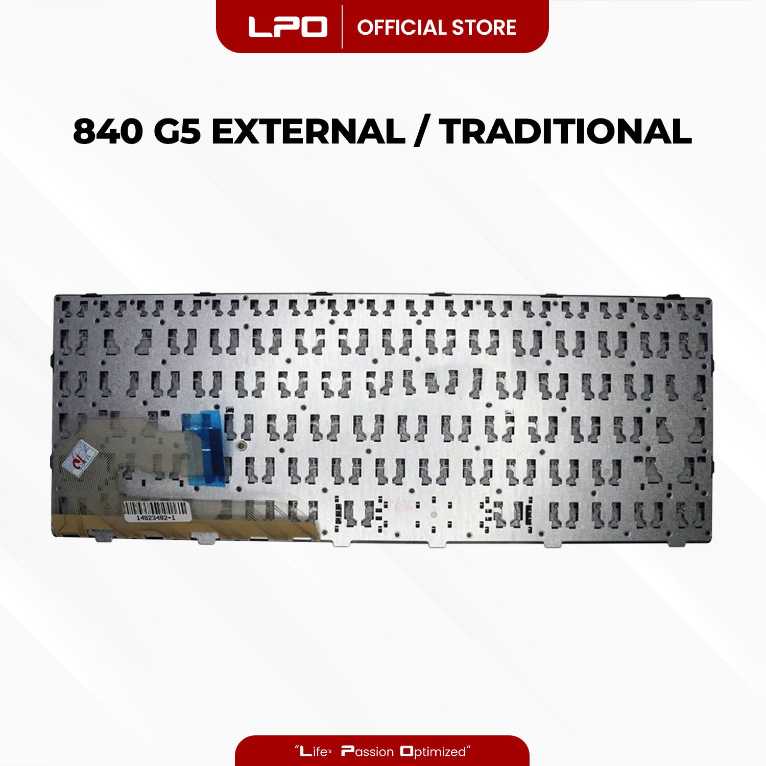 Laptop Keyboard HP 840 G5 External / Traditional Black US Compatible with HP Elitebook 745 G5 840 G5