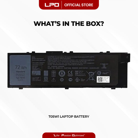 Laptop Battery T05W1 Compatible with Dell Precision M7710 Series