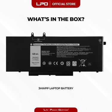 Laptop Battery 3HWPP Compatible with Dell Latitude 5401 5410 5411 // Latitude 5501 5510