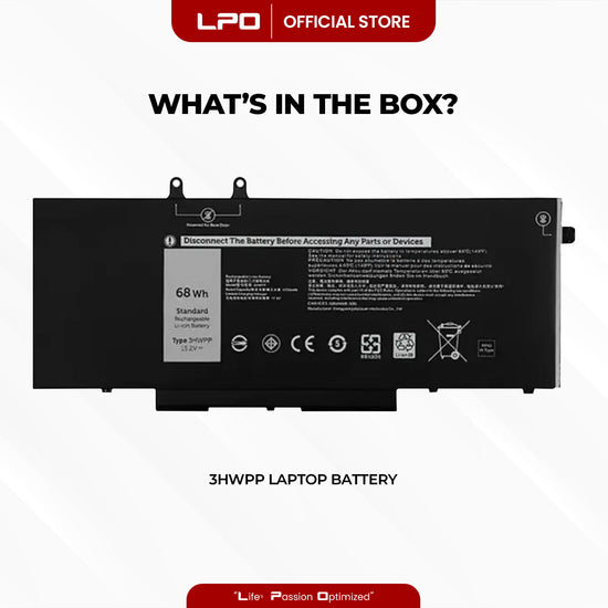 Laptop Battery 3HWPP Compatible with Dell Latitude 5401 5410 5411 // Latitude 5501 5510