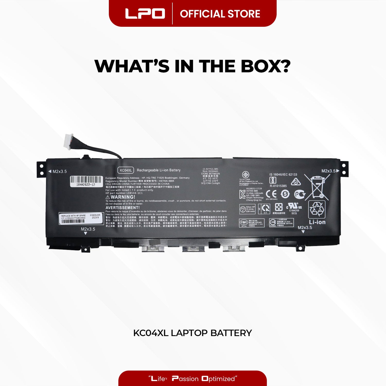 Laptop Battery KC04XL Compatible with HP Envy x360 13-AG 13M-AQ 13-AH 13-AR Series