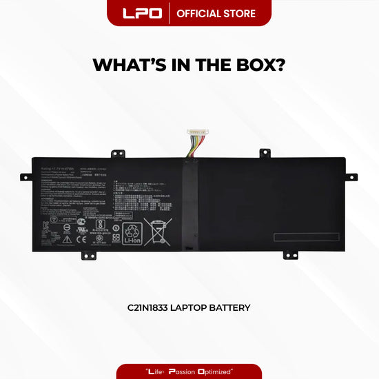 Laptop Battery C21N1833 Compatible with Asus BX431FA BX431FB K431FA K431FL S4500F