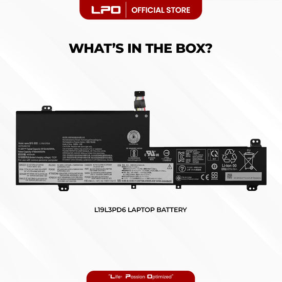 Laptop Battery L19L3PD6 Compatible with Lenovo Flex 5-15IIL05 5-14ARE05 82DF 81X2 5-14IIL05 Series Notebook - LPO Laptop PC-Outlet