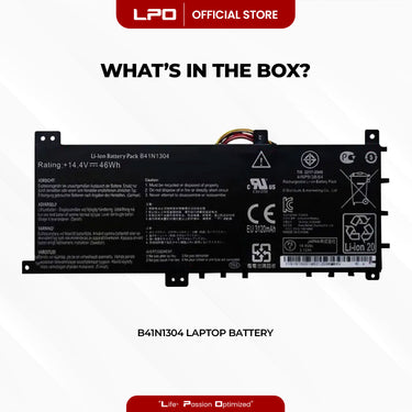 Laptop Battery B41N1304 Compatible with ASUS VivoBook S451LA S451LB B41BK4G V451LN V451LA-DS51T K451L Series