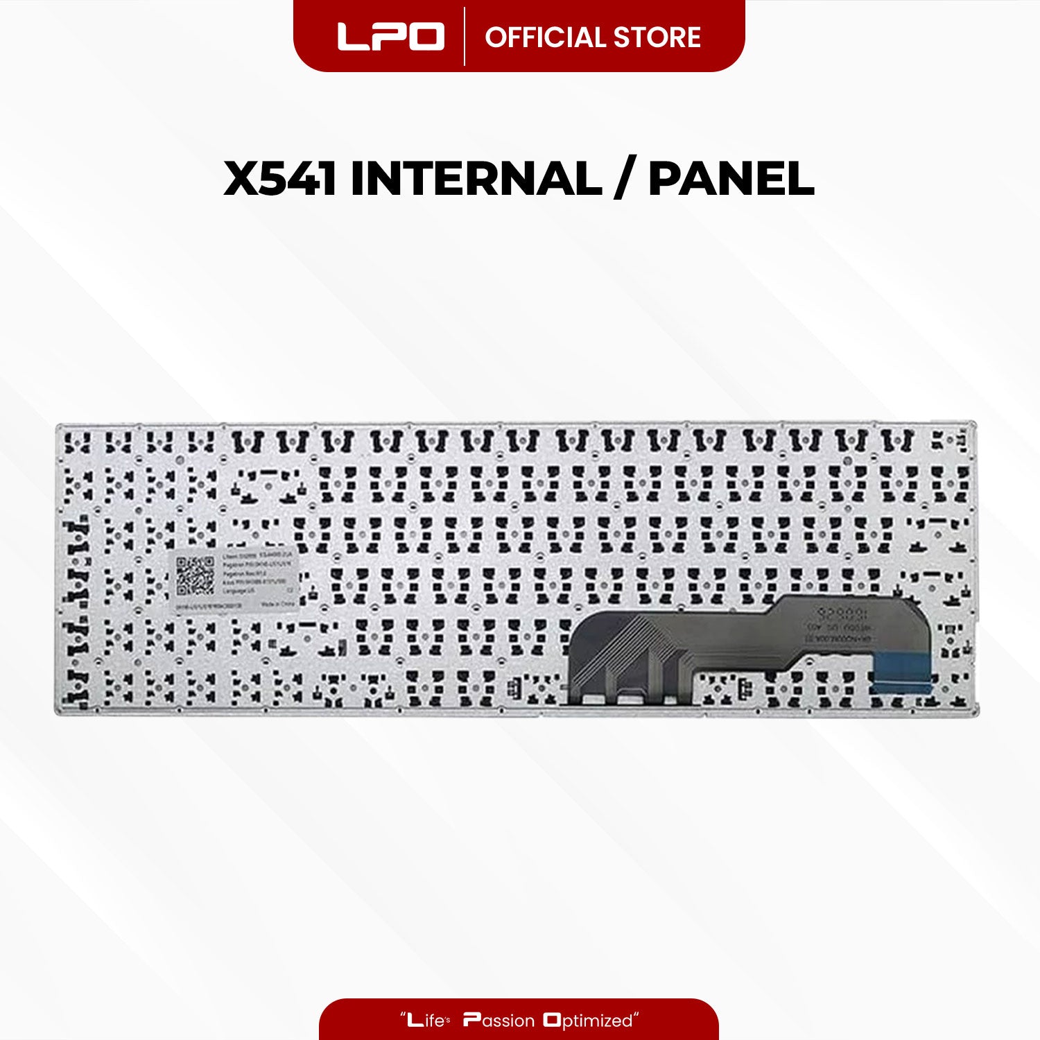 Laptop Keyboard ASUS X541 Internal / Panel Black US Compatible with Asus X541SC X541UV X541U