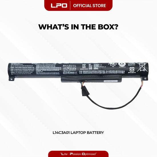 Laptop Battery L14C3A01 Compatible with Lenovo IdeaPad 100-15IBY Series