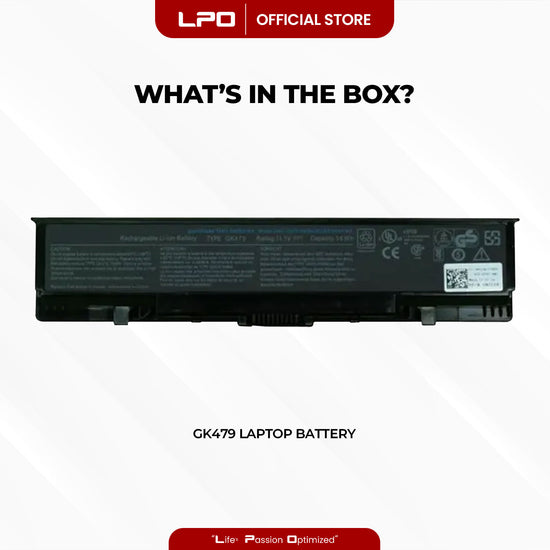 Laptop Battery GK479 Compatible with Dell Inspiron 1520 1521 1720 1721 530s Vostro 1500 1700