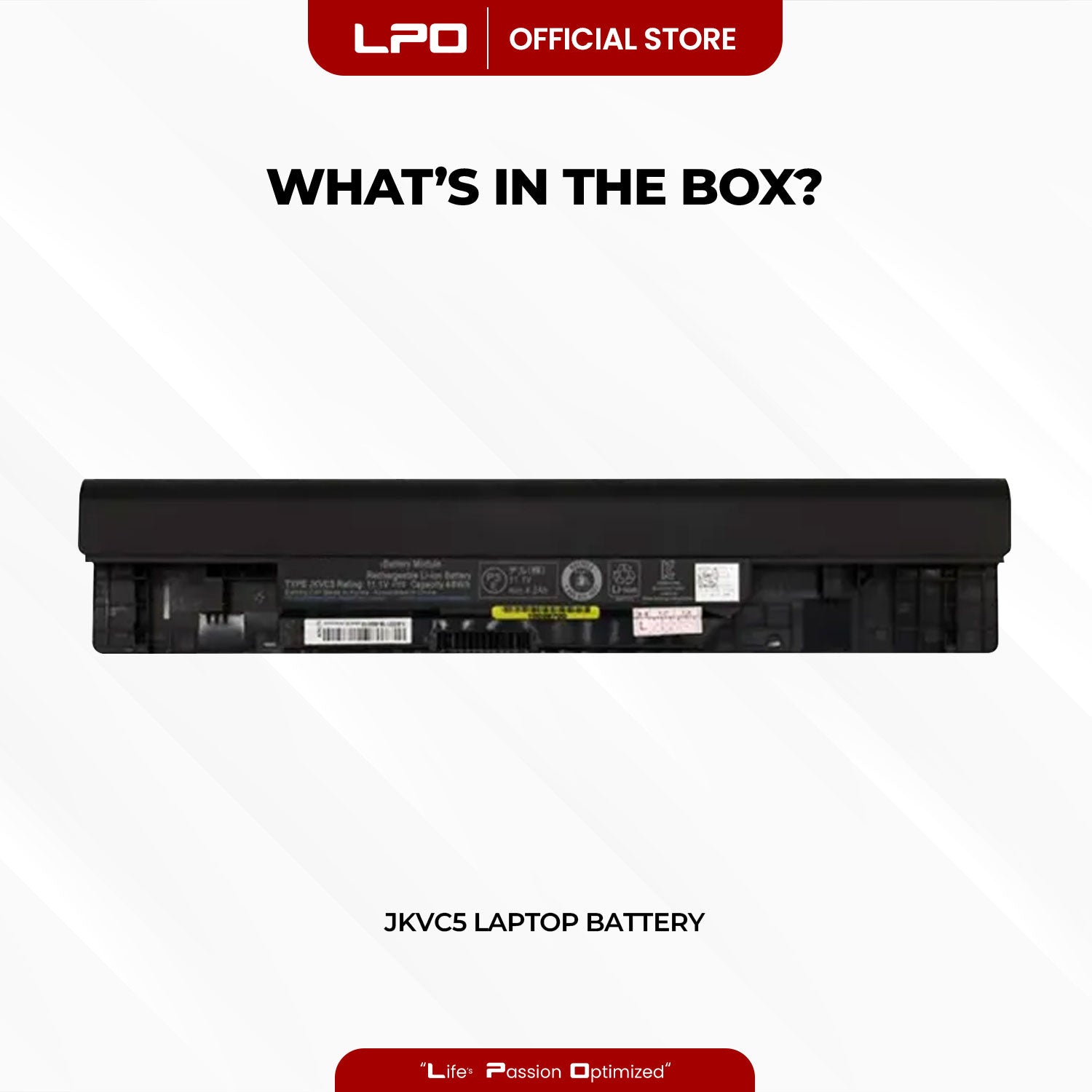 Laptop Battery JKVC5	Dell Inspiron 14 (1464) Dell Inspiron 15 (1564) Dell Inspiron 17 (1764) Dell Inspiron 1464 Dell Inspiron 1464D Series