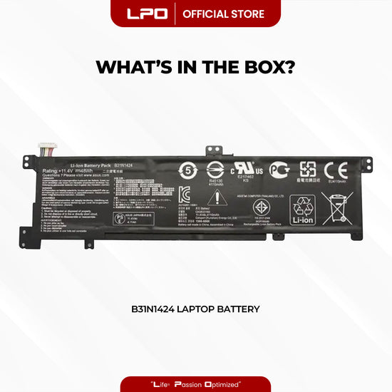 Laptop Battery B31N1424 Compatible with Asus K401L, K401LB, K401LB5010, K401LB5200, K401LB5500, K401U, K401UB, K401UQ, A400U, A401L Series