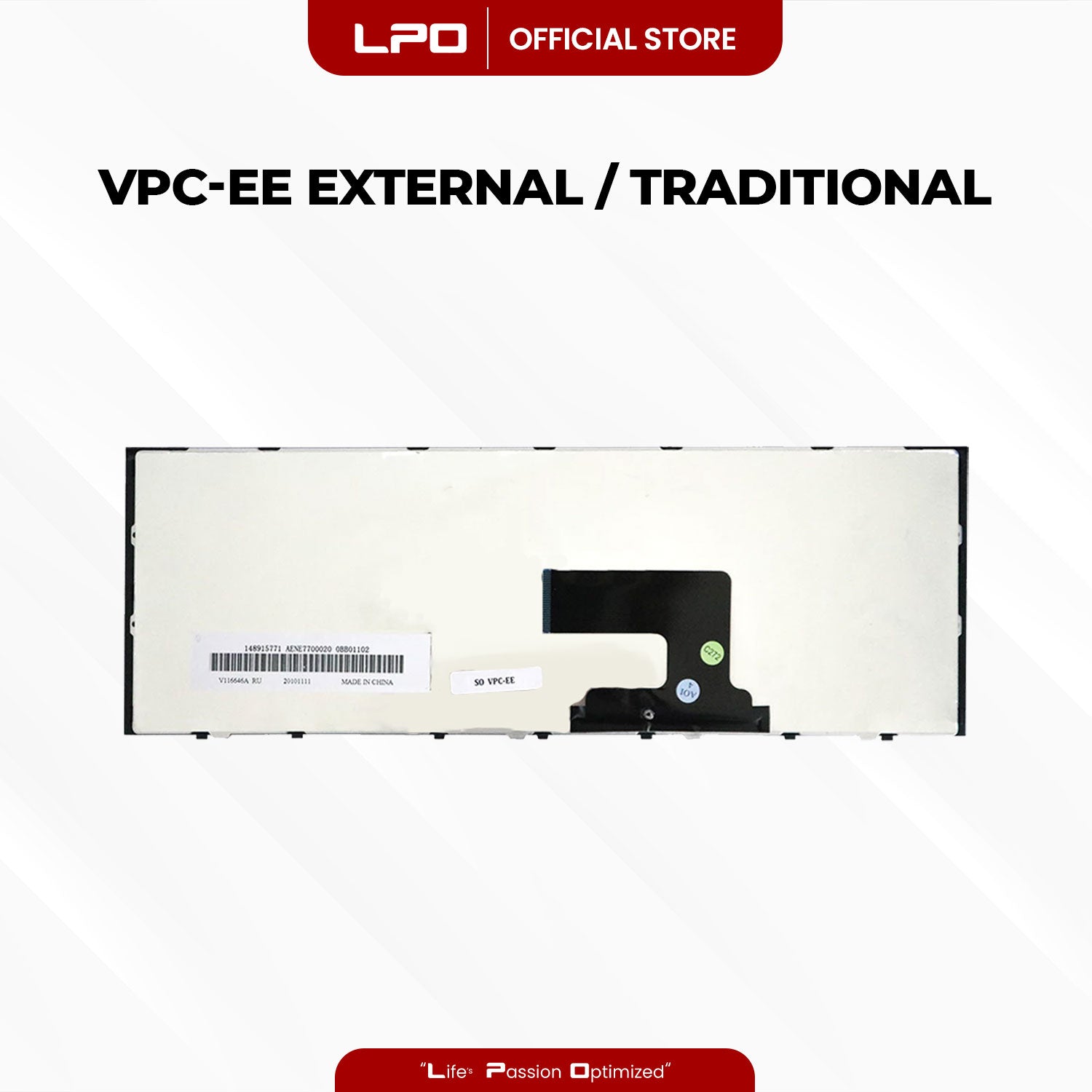 Laptop Keyboard SONY VPC-EE External / Traditional Black US Compatible with Sony Vaio VPC-EE