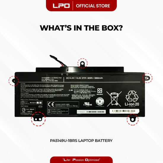 Laptop Battery PA5149U-1BRS Compatible with ToshibaTECRA Z40 Z40-C Z40-A-110 Z40-A-146