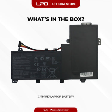 Laptop Battery C41N1533 Compatible with Asus ZenBook Flip UX560UQK, UX560UX - LPO Laptop PC-Outlet