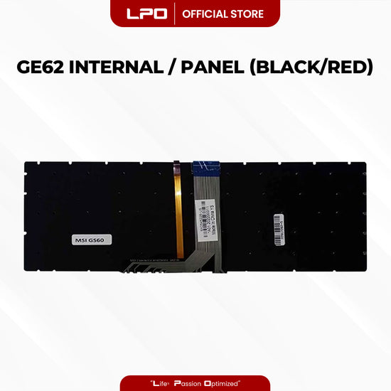 Laptop Keyboard MSI GS60 GE62 Internal / Panel Black Red Letter US Compatible with MSI GS70 GE62