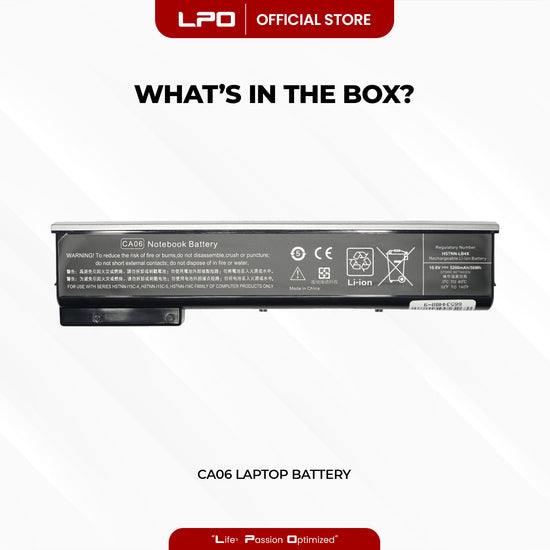 Laptop Battery CA06 Compatible with HP Probook 640, 640 G1, 645, 645 G1, 650, 650 G1, 655, 655 G1