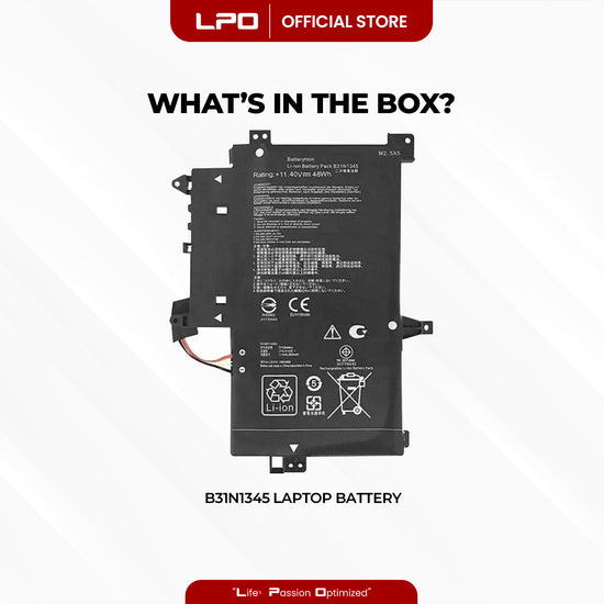 Laptop Battery B31N1345 Compatible with Asus Transformer Book Flip TP500L TP500LA TP500LB TP500LN Series