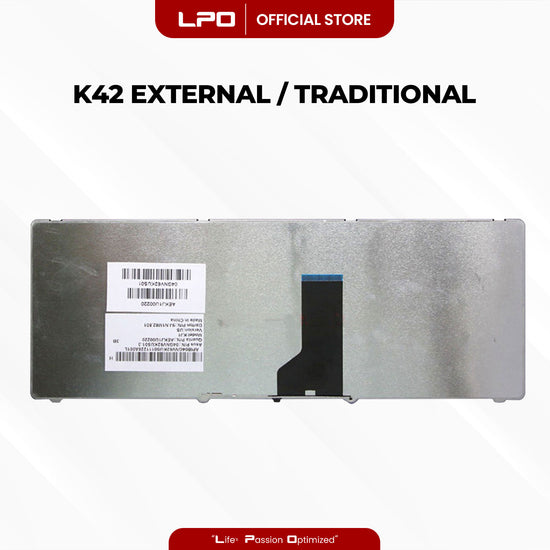 Laptop Keyboard ASUS K42 External / Traditional Black US Compatible with Asus K42 A42 K42D A42J K42F K42J K42IJ