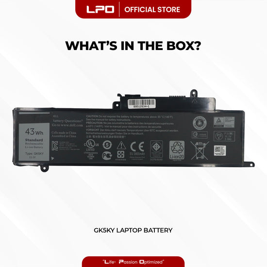 Laptop Battery GK5KY Compatible with Dell Inspiron 11 3000 Series 3147 3148 3152 3153 3157 Series