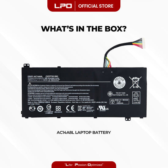 Laptop Battery AC14A8L Compatible with Acer Aspire V15 Nitro VN7-571 / VN7-571G