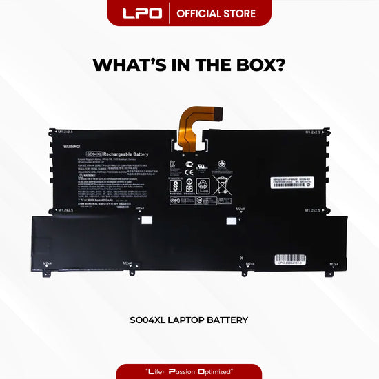 Laptop Battery SO04XL Compatible with HP Spectre Pro 13 G1, Hp Spectre 13-V000 13-V100