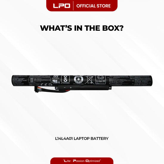 Laptop Battery L14L4A01 Compatible with Lenovo IdeaPad 500-15ISK