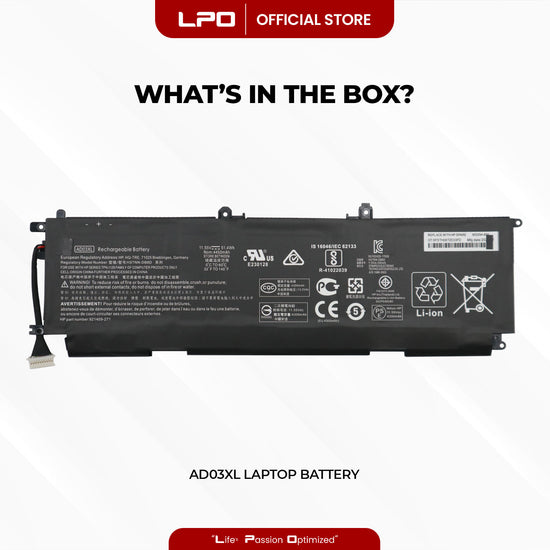 Laptop Battery AD03XL Compatible with HP ENVY 13T-AD000 13T-AD100 13-AD173CL Series